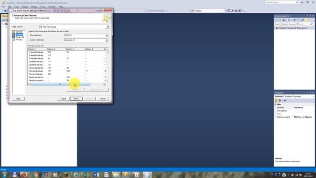 Import dat z Excel souboru pres CSV do Microsoft SQL Server Management Studia 2017 смотреть онлайн