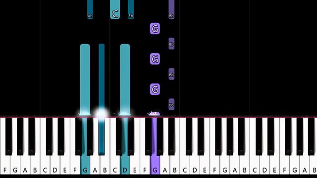 Savage Garden - To The Moon & Back (piano tutorial) смотреть онлайн