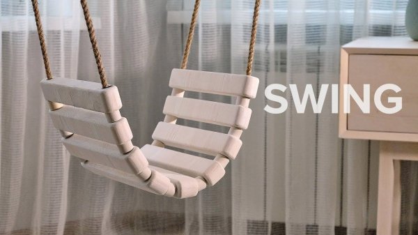 How to make a home wooden swing - MAY DIY