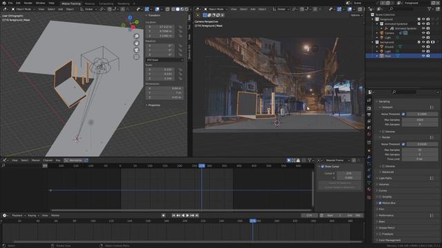 Курс Супер Blender. Практика- отслеживаем видеоролик. Часть 2 смотреть онлайн