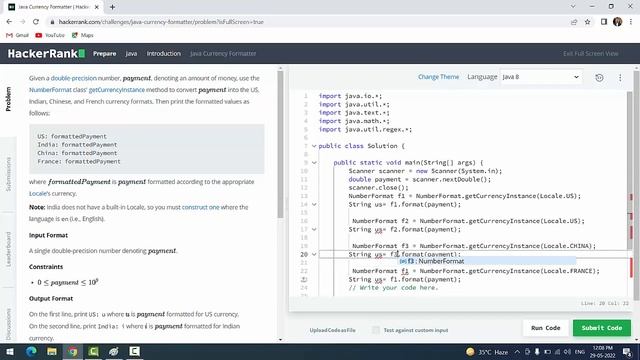 Fourth Challenge Java-Currency-Formatter смотреть онлайн