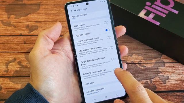Galaxy Z Flip: How to Rotate/Turn Home Screen (Landscape Mode) смотреть онлайн