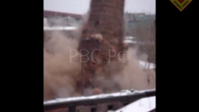 РВС Ч. 54 Труба дымовая №2 60м Высокогорский ГОК Н. Тагил 2005.12.18 смотреть онлайн