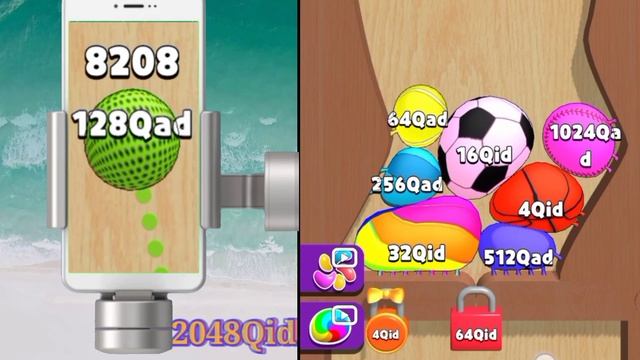 Blob Merge 3D | Unlock 9 shape changing lock ? 2048ball in blob merge 3d video games new update #11 смотреть онлайн