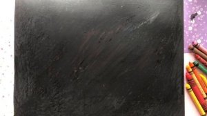 Рисуем космос. Граттаж.