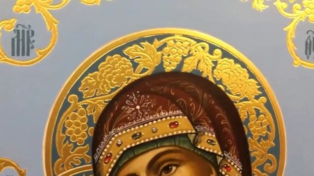 Рукописная Владимирская икона с резьбой смотреть онлайн
