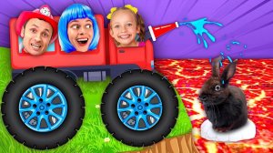 Пол это Лава с животными и Большое и Маленькое | Детские песни от Майи и Маши