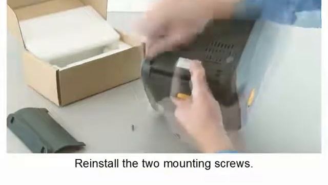 How to Install The Label Dispenser on The Zebra ZD420C Barcode Printer смотреть онлайн