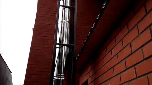 Вариант монтажа твердотопливного котла Космос-40 смотреть онлайн