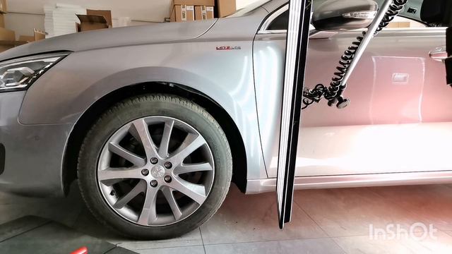 Easy dent fix on fender Peugeot 508 GT - pdr dent repair pdrsystems.eu смотреть онлайн