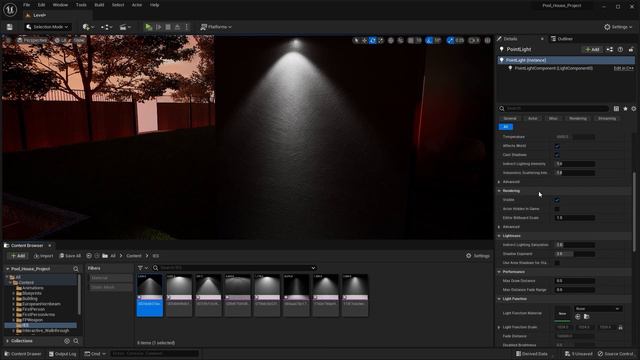58. Unreal Engine 5.1 Для архитектурной визуализации - IES Light Textures смотреть онлайн
