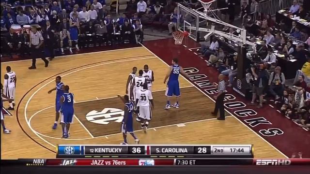 Darius Miller Highlights vs South Carolina (1/22/2011) смотреть онлайн