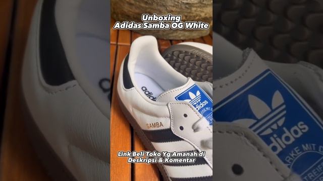Unboxing dan Review Sepatu Adidas Samba OG White, sepatu Sneaker yang lagi hype смотреть онлайн