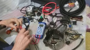 ТОП 5 причин отсутствия искры у мопеда альфа , питбайка .  Проверка катушки зажигания и генератора.