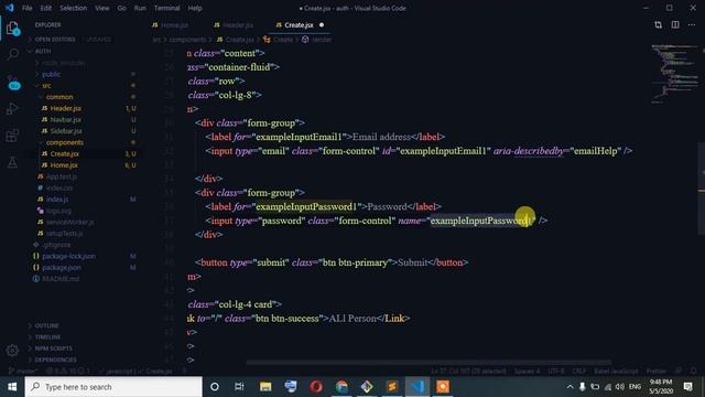 81. laravel reactjs full course | Admin LTE CRUD | Person Form смотреть онлайн
