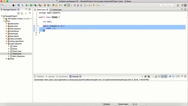 Session 15: Concept of Super Class Constructor | Object Oriented Programming Series | OOPS смотреть онлайн