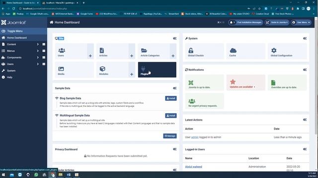 Guide to Joomla Chapter 2 (The Basics) - abdulwaheed.pk смотреть онлайн