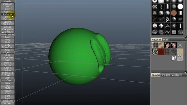 3D-Coat Voxel tools - Airbrush смотреть онлайн