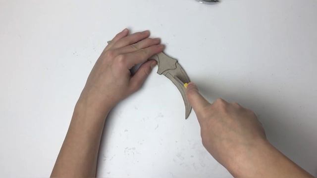 Как сделать KERAMBIT “Purple Camo” из картона