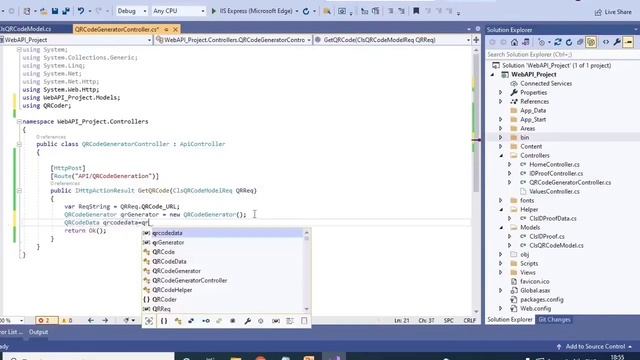 Part 3:QR Code generation using C#.NET in Web API & QR Coder.dll file installation #qrcode #csharp смотреть онлайн