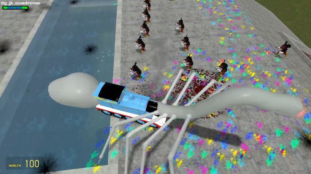 All Cursed Thomas vs Hell Choo Choo Charles vs Bus Eater vs Car Eater vs Train Eater in Garry's Mod смотреть онлайн