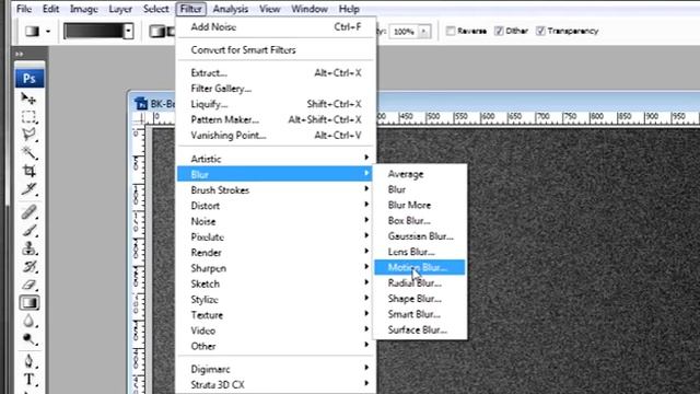 Photoshop Tutorial - Brushed Metal Background
