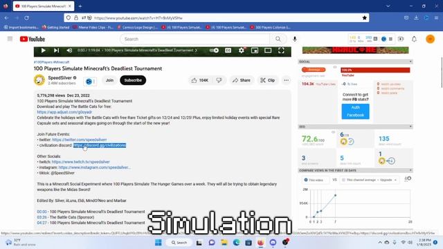 How To Join Minecraft Civilization 100 Player Events смотреть онлайн