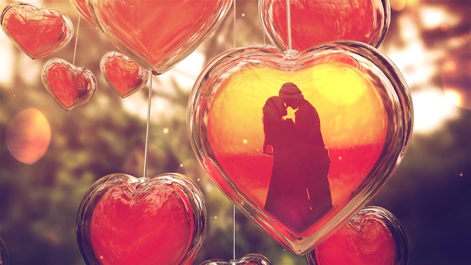 День Валентина красные сердца слайд-шоу Valentines Day Slideshow Red Heart Videohive смотреть онлайн