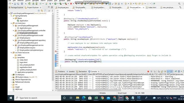 #10 Update path Variable Declared in Controller (JAVA) смотреть онлайн