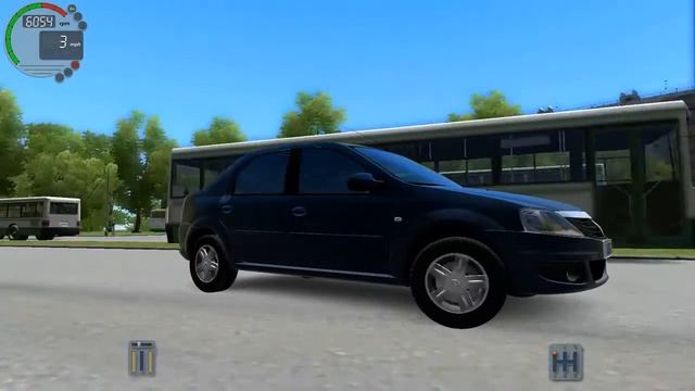City Car Driving 1.5.0 Renault | Dacia Logan [Logitech G27] смотреть онлайн