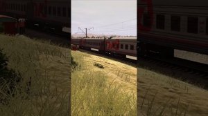 Trainz 22, «ВЛ65-012 на выходе со станции Ташбулатово»