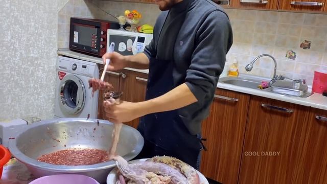 Lamb Heads A Delicacy Of The Uzbek | Uzbek National Food | Homemade Sausage