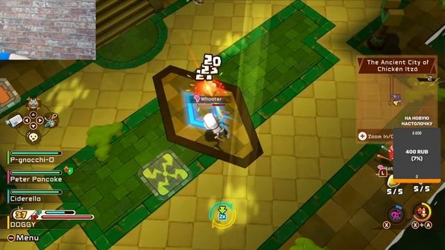 Продолжаем приключение в Snack world: the dungeon crawl ― gold смотреть онлайн