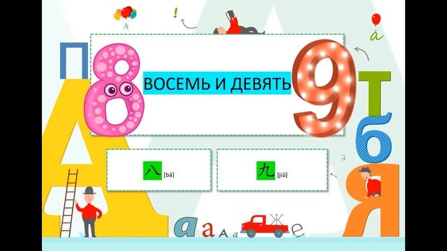 Китайский язык.Урок 1 (цифры) [Для дошкольников и школьников]
