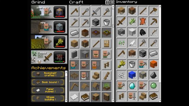 Майнкрафт, но мне лень записывать реальный майнкрафт | Grind Craft смотреть онлайн