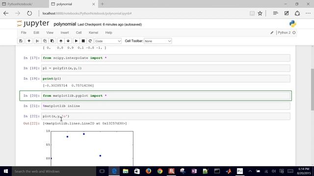 Linear and Polynomial Regression in Python смотреть онлайн