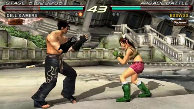 Tekken 6 [ Jin Kazama ] - Arcade Battle - смотреть онлайн