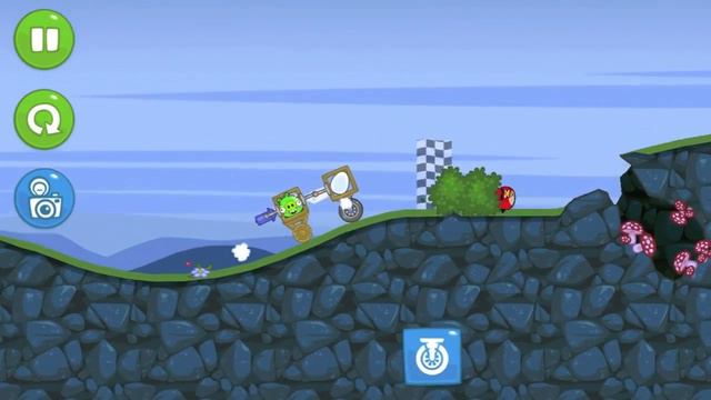 Bad Piggies Level 4-18 Flight in the night 3 Stars Walkthrough [HD] смотреть онлайн