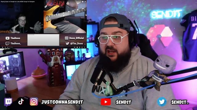 TheDooo Memeing On Omegle Reaction! Funny Omegle Moments