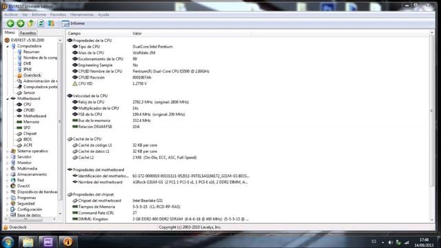Overclock (Intel E5500) 2,8 a 3,2 смотреть онлайн