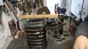 защита топора от ржавчины. травление кухонного топорика. 11 ч.