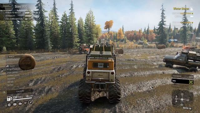 Snowrunner MODS | Scout 800 mod | Khan Marshall mod | Chevy 1500 mod | Hummer H2 mod смотреть онлайн