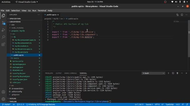 Angular: Creating Library Basics смотреть онлайн
