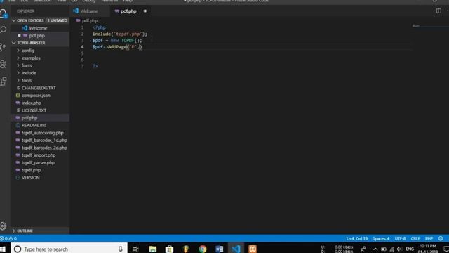 Generate PDF with HTML in PHP смотреть онлайн