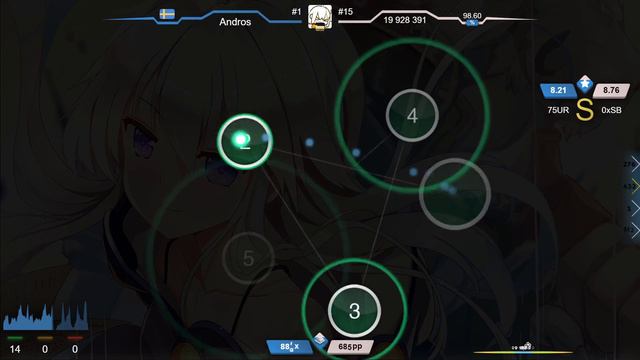 Andros | Tapimiru - Hakkensha wa Watashi [Fantasy] +NC 98.54% {#21 890pp FC} - osu! смотреть онлайн