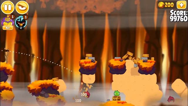 Angry Birds Season - Hammier Things Level 2 - 100% Mighty Eagle Walkthrough, No Boosters смотреть онлайн