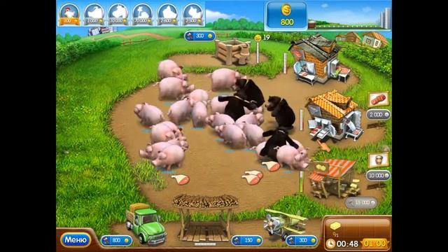 Веселая ферма 2 , 64 уровень (Масляная 4) смотреть онлайн