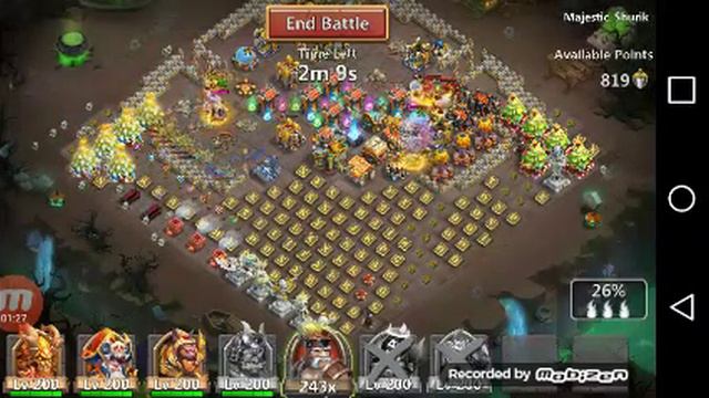 Castle Clash Guild Wars 3/4/18 смотреть онлайн