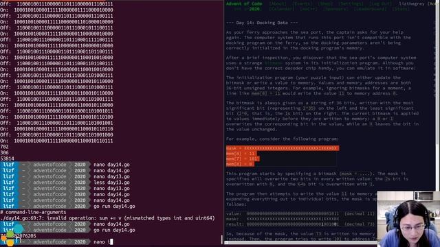 Advent of Code: day 14! смотреть онлайн