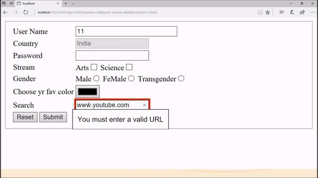 PART 28 HTML Input Tag URL | 7th part of Input Elements смотреть онлайн